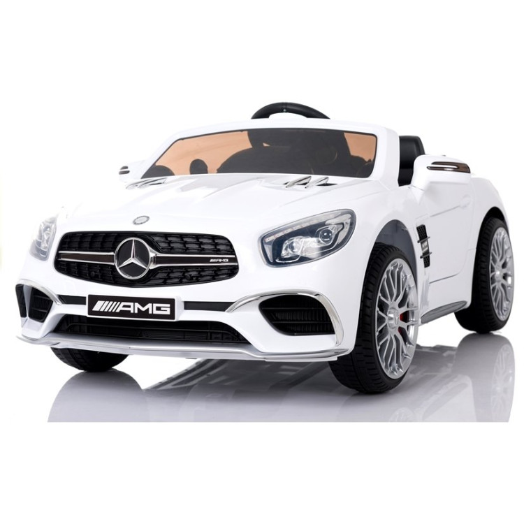 Elektrické autíčko Mercedes SL65 nelakované LCD - biele